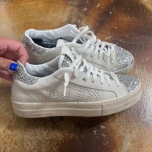 P448 Thea womens size 39 glitter sneakers